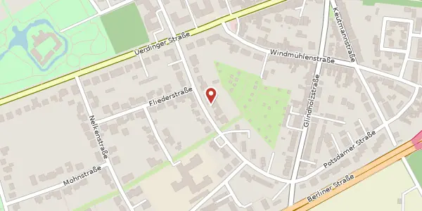 Karte der Umgebung von Sollbrüggenstr. 31a, 47800 Krefeld