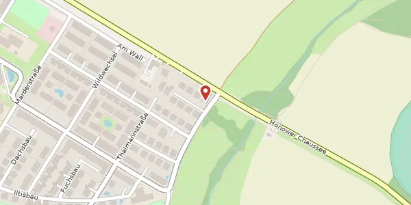 Karte der Umgebung von Bamberger Straße 45, 15366 Hoppegarten