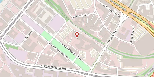 Karte der Umgebung von Am Kaffee-Quartier 3, 28217 Bremen