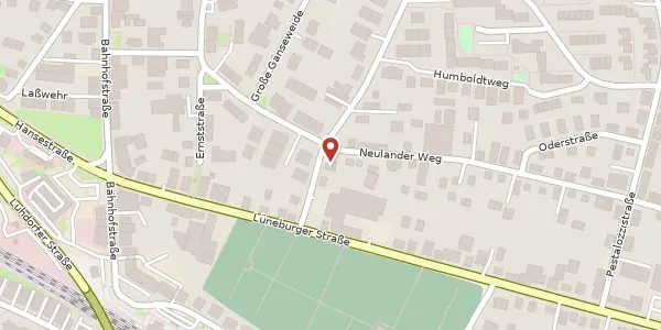 Karte der Umgebung von Niedersachsenstraße 6, 21423 Winsen (Luhe)