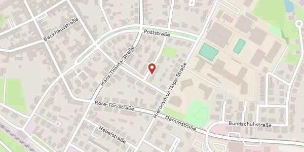 Karte der Umgebung von Grimmelshausenstraße 4, 76661 Philippsburg