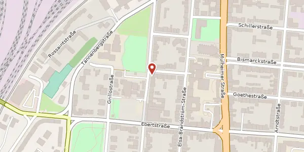 Karte der Umgebung von Sedanstr. 63, 46045 Oberhausen