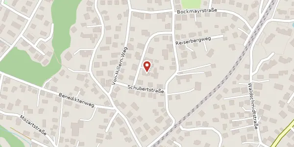 Karte der Umgebung von Haydnstr. 2, 82327 Tutzing