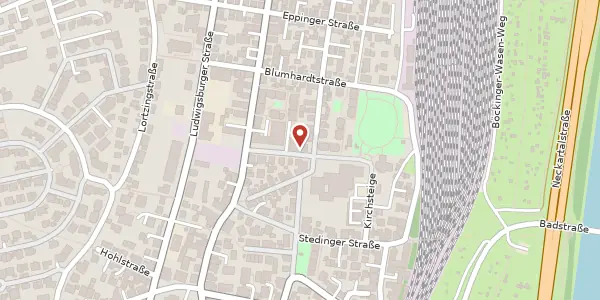 Karte der Umgebung von Schuchmannstraße 2, 74080 Heilbronn