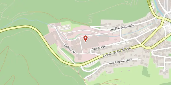 Karte der Umgebung von Geißhaldenstraße 49/50, 78713 Schramberg
