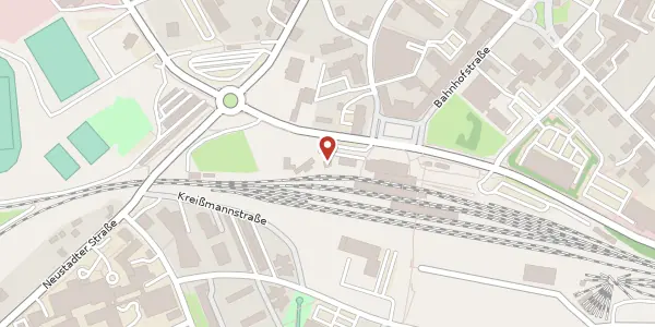 Karte der Umgebung von Bahnhofsplatz 4a, 96515 Sonneberg