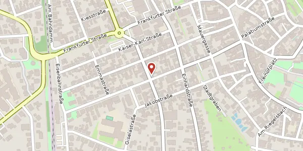 Karte der Umgebung von Babenhäuser Str. 18, 63500 Seligenstadt
