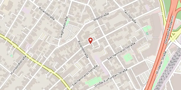 Karte der Umgebung von Friedrichstr. 24, 33615 Bielefeld