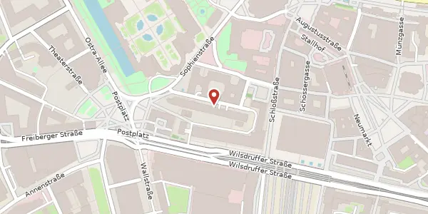 Karte der Umgebung von Kleine Brüdergasse 3, 01067 Dresden