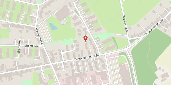 Karte der Umgebung von Tannenburgstr. 169, 49084 Osnabrück