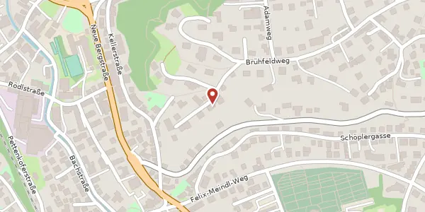 Karte der Umgebung von Brühfeldweg 43, 84036 Landshut