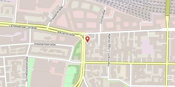 Karte der Umgebung von Martin-Greif-Straße 1, 80336 München