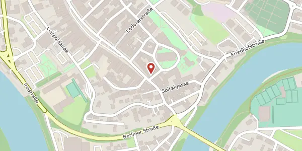 Karte der Umgebung von Stadtplatz 79, 84453 Mühldorf
