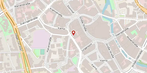 Karte der Umgebung von Kamp 76, 49074 Osnabrück