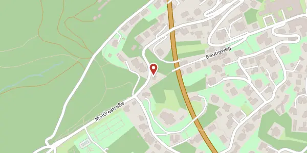 Karte der Umgebung von Werderstraße 19, 76530 Baden-Baden