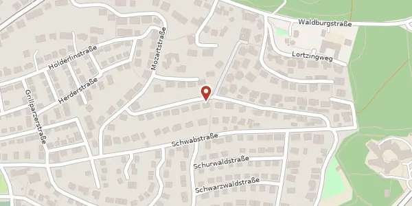 Karte der Umgebung von Beethovenstraße 18, 71032 Böblingen