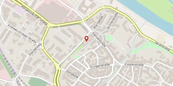 Karte der Umgebung von Julius-Echter-Str. 8, 97084 Würzburg