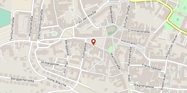 Karte der Umgebung von Markt 7, 99310 Arnstadt
