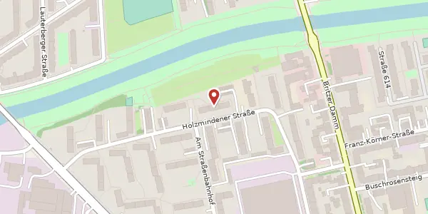 Karte der Umgebung von Holzmindener Straße 19, 12347 Berlin