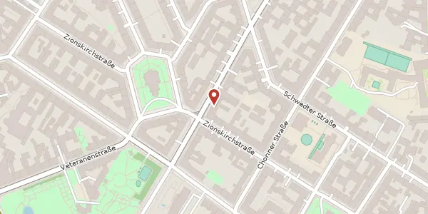 Karte der Umgebung von Kastanienallee 61, 10119 Berlin