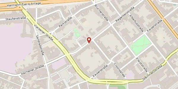 Karte der Umgebung von Regentenstr. 16, 41061 Mönchengladbach