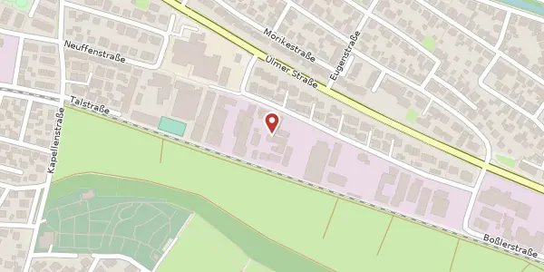 Karte der Umgebung von Neuffenstraße 92, 73240 Wendlingen