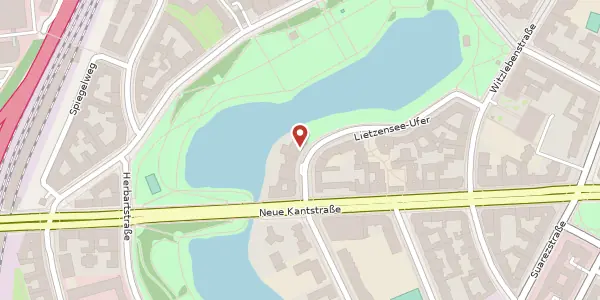 Karte der Umgebung von Lietzenseeufer 10, 14057 Berlin