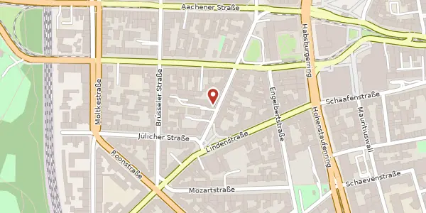 Karte der Umgebung von Händelstraße 25, 50674 Köln