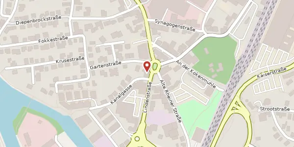 Karte der Umgebung von Lindenstr. 1, 49808 Lingen
