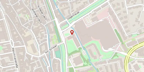 Karte der Umgebung von Willi-Brandt-Platz 3, 86153 Augsburg