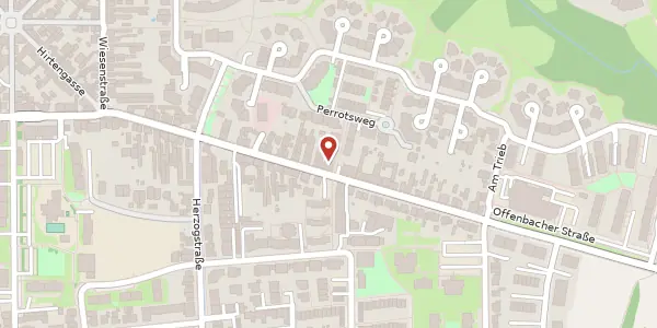 Karte der Umgebung von Offenbacher Str. 98, 63263 Neu-Isenburg