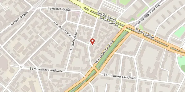 Karte der Umgebung von Freiligrathstr. 38, 60385 Frankfurt