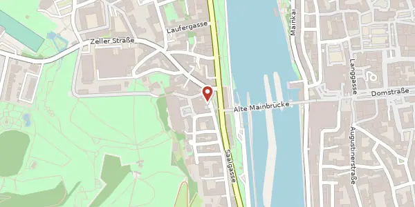 Karte der Umgebung von Zeller Str. 3, 97082 Würzburg