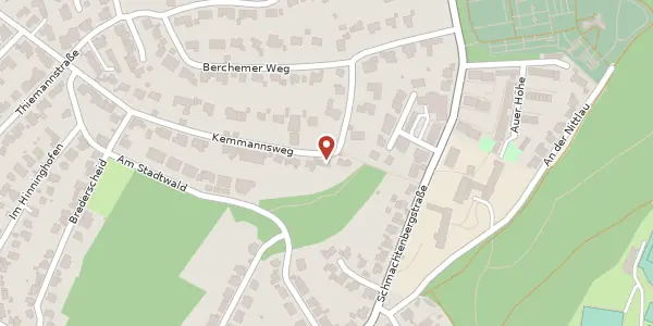 Karte der Umgebung von Kemmannsweg 24, 45219 Essen