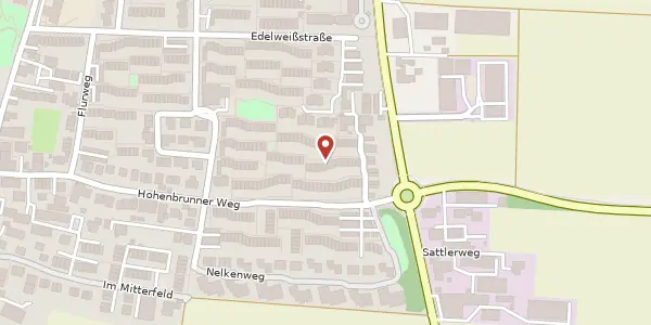 Karte der Umgebung von Veilchenweg 51, 82024 Taufkirchen