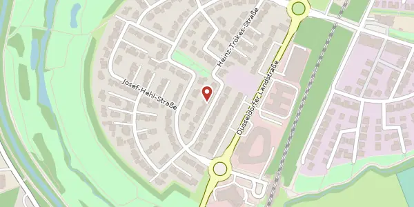 Karte der Umgebung von Heinz-Trökes-Str. 97, 47259 Duisburg