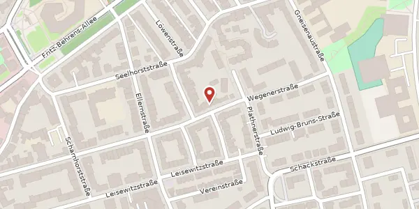 Karte der Umgebung von Gellertstraße 6, 30175 Hannover