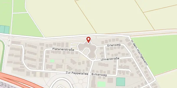 Karte der Umgebung von Platanenstr. 30, 65474 Bischofsheim