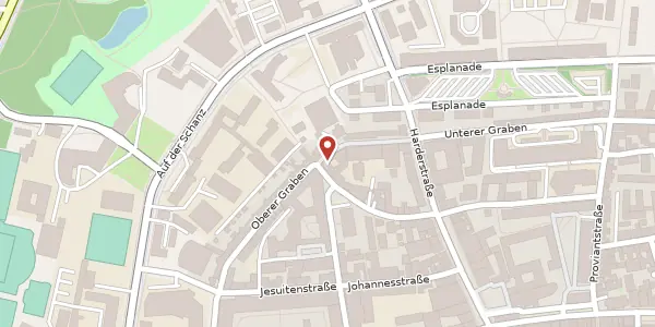 Karte der Umgebung von Gymnasiumstr. 25, 85049 Ingolstadt