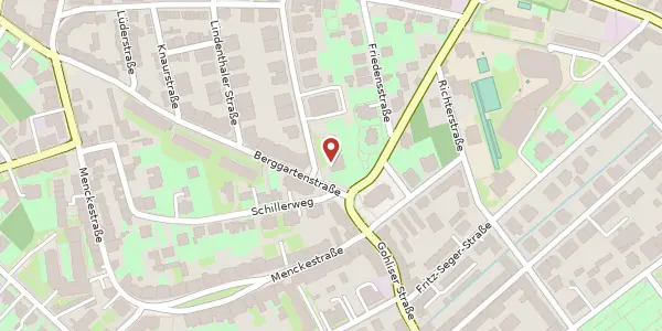 Karte der Umgebung von Schorlemmerstraße 2, 04155 Leipzig