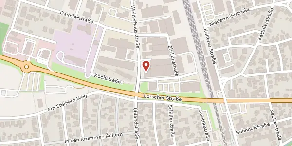 Karte der Umgebung von Weiherhausstr. 3, 64646 Heppenheim