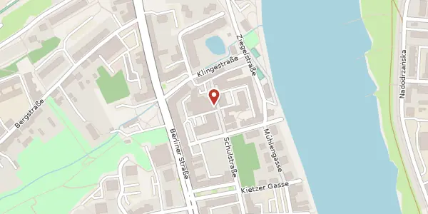 Karte der Umgebung von Ziegelstraße 38, 15230 Frankfurt (Oder)