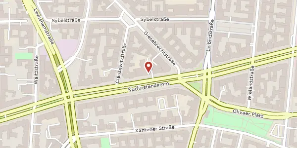 Karte der Umgebung von Kurfürstendamm 64, 10707 Berlin