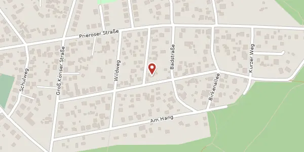 Karte der Umgebung von Pätzer Goethestraße 32, 15741 Bestensee