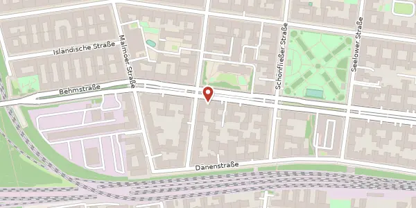 Karte der Umgebung von Schivelbeiner Straße 27, 10439 Berlin