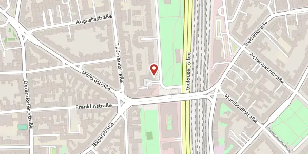 Karte der Umgebung von Marc-Chagall-Str. 12, 40477 Düsseldorf