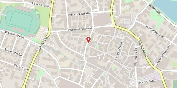 Karte der Umgebung von Grabenstraße 32/1, 71063 Sindelfingen