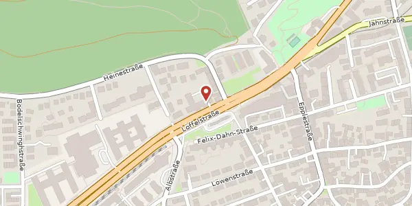 Karte der Umgebung von Löffelstraße 22-24, 70597 Stuttgart