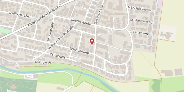 Karte der Umgebung von Schumannstraße 9, 71034 Böblingen