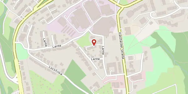 Karte der Umgebung von Lante 58a, 42281 Wuppertal